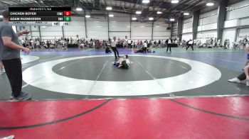 70 lbs Round Of 32 - Chicken Boyer, TDWC Minions Blue - EL vs Adam Rasmussen, Roundtree Wrestling Academy - EL