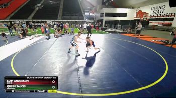 110 lbs Semifinal - Liam Anderson, Idaho vs Quinn Salois, Montana