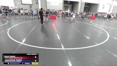 97 lbs Cons. Round 4 - Kale Crass, Crass Trained: Weigh In Club vs Johnathan Marth, Askren Wrestling Academy