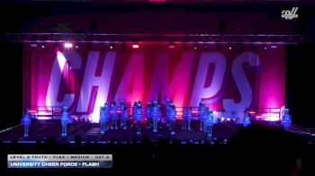 University Cheer Force - Flash [2025 L2 Youth - Flex - Medium Day 2] 2025 CHAMPS Grand Nationals