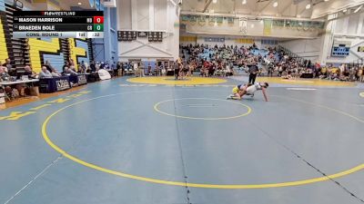 132 lbs Cons. Round 1 - Mason Harrison, Middletown vs Braeden Bole, Caesar Rodney H S