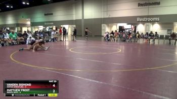 113 lbs Placement Matches (16 Team) - Matthew Frost, Bonita Boys vs Vanden Sigmond, Naples Wrestling