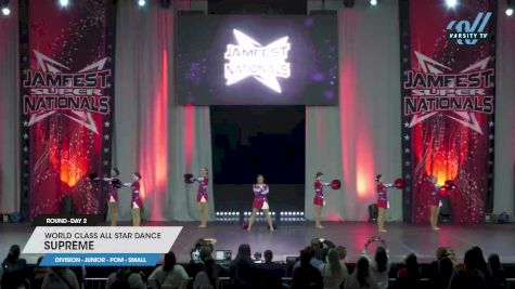 World Class All Star Dance - Supreme [2023 Junior - Pom - Small Day 2] 2023 JAMfest Dance Super Nationals