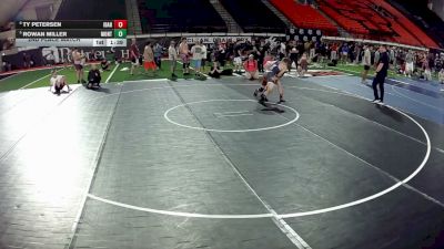 144 lbs 2nd Place Match - Ty Petersen, Idaho vs Rowan Miller, Montana