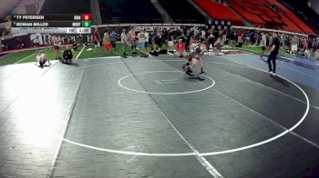 144 lbs 2nd Place Match - Ty Petersen, Idaho vs Rowan Miller, Montana