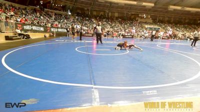 70 lbs Quarterfinal - Thomas Napper, Attack Wrestling Club vs Jaxtin Gonzales, Steel City Reloaded