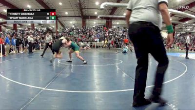 150 lbs Semifinal - Wyatt Madalena, Battle Mountain vs Trueitt Ciserella, Pahranagat Valley