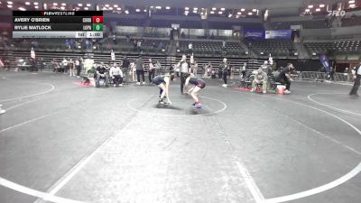 95 lbs 5th Place - Avery O'Brien, Cordoba Trained vs Rylie Matlock, Lopatcong