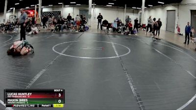 84 lbs Round 2 (4 Team) - Lucas Huntley, Mat Warriors Red vs Mason Bires, Virginia Patriots