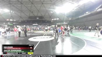 53 lbs Champ. Round 1 - Paxton Zionskowski, Gig Harbor Grizzlies Wrestling Club vs Ava Emard, Team Scorpion Wrestling Club