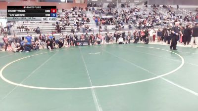 68 kg 3rd Place Match - Darby Weidl, Lucky Duck Wrestling Club vs Liv Wieber, The Factory Wrestling Club
