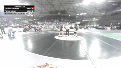 Boys 1B/2B 165 5th Place Match - Evan Roxby, Okanogan vs Ayden Grooms, Okanogan