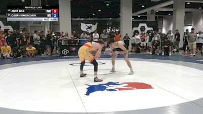 57 kg Champ. Rd Of 64 - Louis Gill, WVRTC vs Joseph Uhorchuk, Minion Training Center