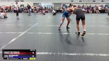 127 lbs Round 3 - Hailey De Meglio, Central Florida Weestling vs Caly Rodriguez, Cozart Trained