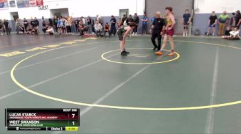 150 lbs Quarterfinal - West Swanson, Marathon Wrestling Club vs Lucas Starck, Anchorage Youth Wrestling Academy