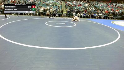 144 lbs Round Of 32 - Jake Mescher, Bishop Kelly vs Austin Ellis, Davis