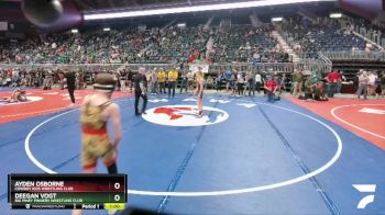 83 lbs Cons. Round 4 - Deegan Vogt, Big Piney Pinners Wrestling Club vs Ayden Osborne, Cowboy Kids Wrestling Club