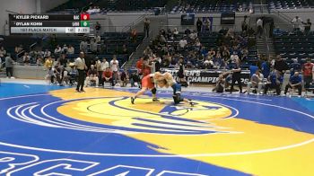 184 lbs 1st Place Match - Dylan Kohn, Lander vs Kyler Pickard, Belmont Abbey