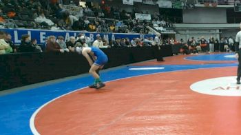 5A 132 lbs Semifinal - Brice Patrick, Arab vs Nathan Parrish, Shelby County