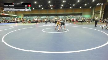 141 lbs Round Of 16 - Cody Phelps, Wyoming vs Kasey Curtis, UNATT-Utah Valley
