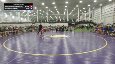 105 lbs Madison Nieuwenhuis, Michigan Blue vs Ryleigh Sturgill, Tennessee