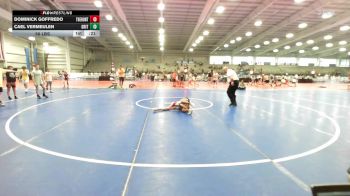 56 lbs Round Of 32 - Dominick Goffredo, The Hunt Wrestling Club Black vs Cael Vermeulen, Grit Mat Club Blue