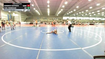 56 lbs Round Of 32 - Dominick Goffredo, The Hunt Wrestling Club Black vs Cael Vermeulen, Grit Mat Club Blue