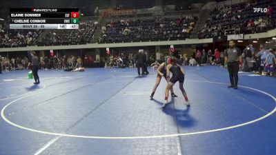 90 lbs Round 2 - Chelsie Connor, Outlaw Wrestling Club vs Elaine Sommer, St. Croix Falls