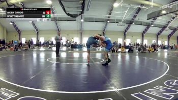 133 lbs Quarterfinal - Wyatt Nemitz, Unattached vs Aiden Grogg, Bloomsburg Unattached