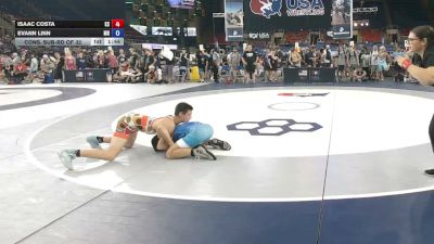 106 lbs Cons. Sub-rd Of 32 - Isaac Costa, Kansas vs Evann Linn, Minnesota