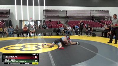 129 lbs Round 2 (8 Team) - Cruz Hezel, Roundtree Wrestling Academy vs Tristan Holt, Gotcha National