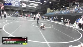 52 lbs Cons. Round 3 - Jameson Hubbard, South Central Punishers vs Boaz Blasi, Maize Wrestling Club