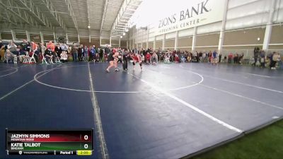 170 lbs Cons. Round 7 - Jazmyn Simmons, Mountain Ridge vs Katie Talbot, Bingham