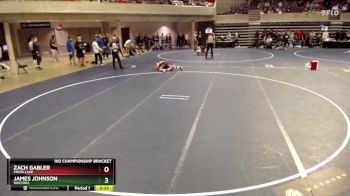 160 Championship Bracket Cons. Round 3 - Zach Gabler, Prior Lake vs James Johnson, Waconia