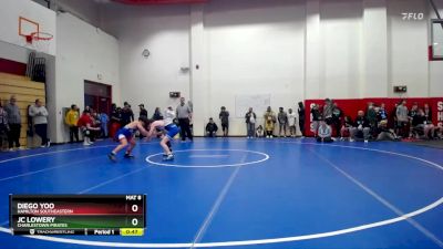 120 lbs Cons. Round 3 - JC Lowery, Charlestown Pirates vs Diego Yoo, Hamilton Southeastern