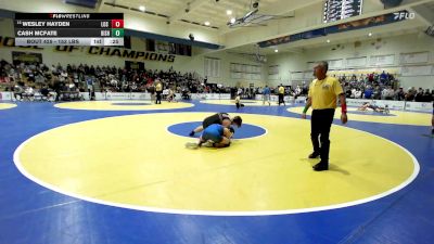 153 lbs Consi Of 16 #1 - Wesley Hayden, Los Gatos vs Cash McFate, Bishop Gorman (NV)