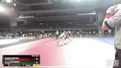 126 lbs Champ. Round 2 - Jacob Partida, Golden Valley vs Kyle Holtberg, St. Mary`s