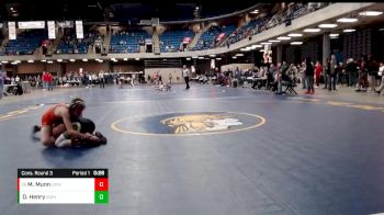 101 lbs Cons. Round 3 - Max Munn, Lincoln-Way West vs Davion Henry, Rich