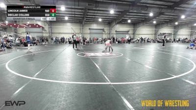 145 lbs Quarterfinal - Lincoln James, Panther Amateur Wrestling vs Declan Collins, Bear Cave