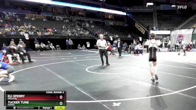 106 Class 1 lbs Semifinal - Tucker Tune, Fatima vs Eli Sperry, Gallatin