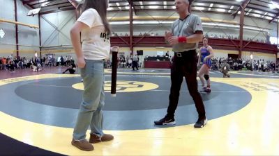 140 lbs Champ. Round 2 - Alanna Smith, Olentangy Orange vs Talah Hamed, Andrew High School