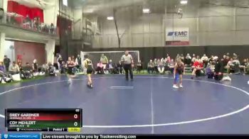 85 lbs Quarterfinals (8 Team) - Coy Mehlert, Iowa Black vs Drey Gardner, Nebraska Silver