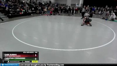 165 lbs Cons. Round 3 - Gabe Rubino, Ubasa Wrestling Academy vs Christian Czerwinski, Illinois