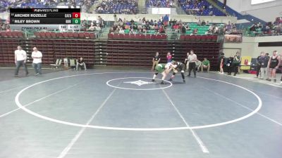 157 lbs Consi Of 8 #1 - Archer Rozelle, Catawba Ridge vs Riley Brown, River Bluff