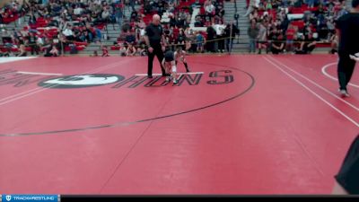 56 lbs Quarterfinal - Bradley Harrington, Anacortes Hawkeyes Wrestling Club vs Raiden Bunn, Victory Wrestling-Central WA