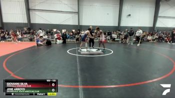 132 lbs Cons. Round 1 - Giovanni Silva, Peninsula Wrestling Club vs Jose Arroyo, Grangeville Youth Wrestling Club