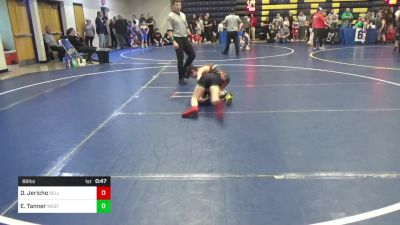 88 lbs Consy 2 - Declan Jericho, Belle Vernon vs Evan Tanner, Westshore