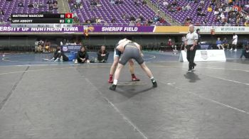 197 lbs Placement (4 Team) - Matthew Marcum, Upper Iowa vs Levi Abbott, West Liberty