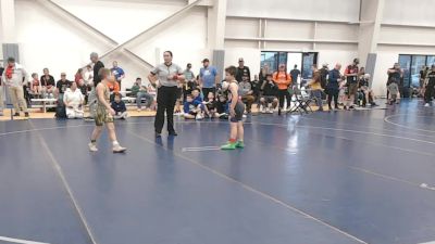 85 lbs Champ. Round 4 - Bentley Newman, Illinois Valley Youth Wrestling Club vs Dominic McCurtain, Top Of The Rock Wrestling Club
