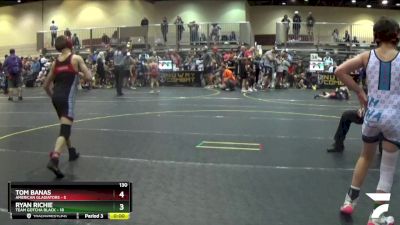 140 lbs Finals (8 Team) - Riley Greathouse, Team Gotcha Black vs Carson Weber, American Gladiators